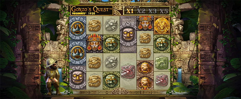 Gonzo's quest megaways screenshot