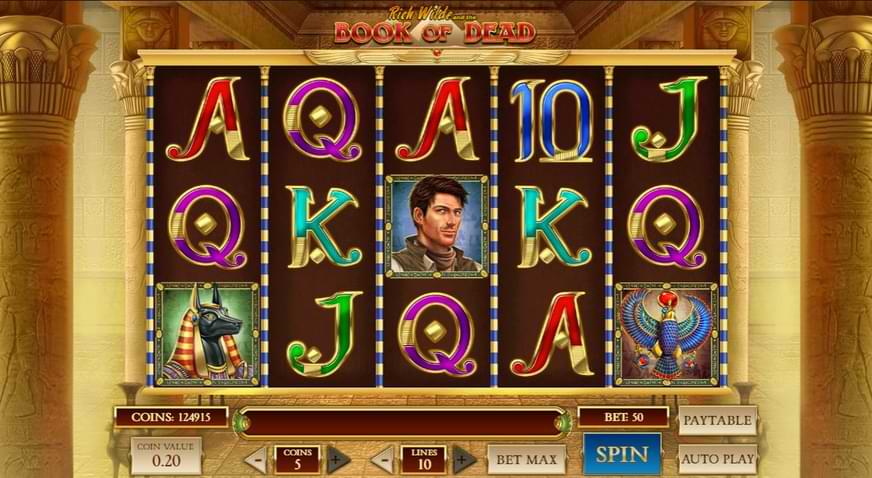 Book of Dead Slot Game Play