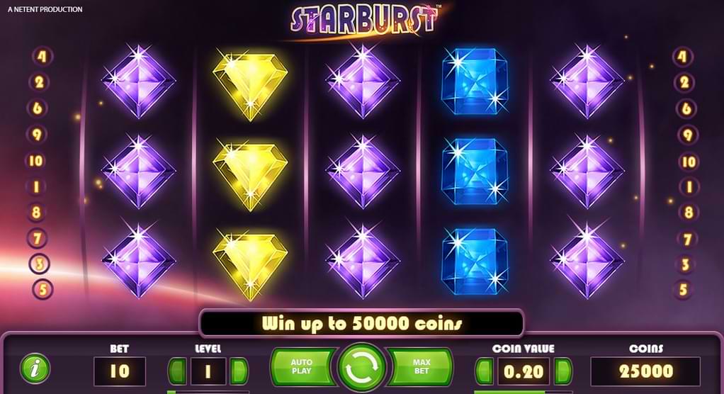 Starburst Slot Game Design