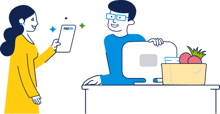 paytm an Indian woman is showing the app to her husband