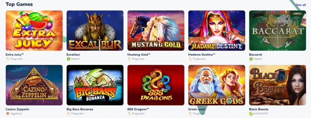 some of the online slots by Coco Casino